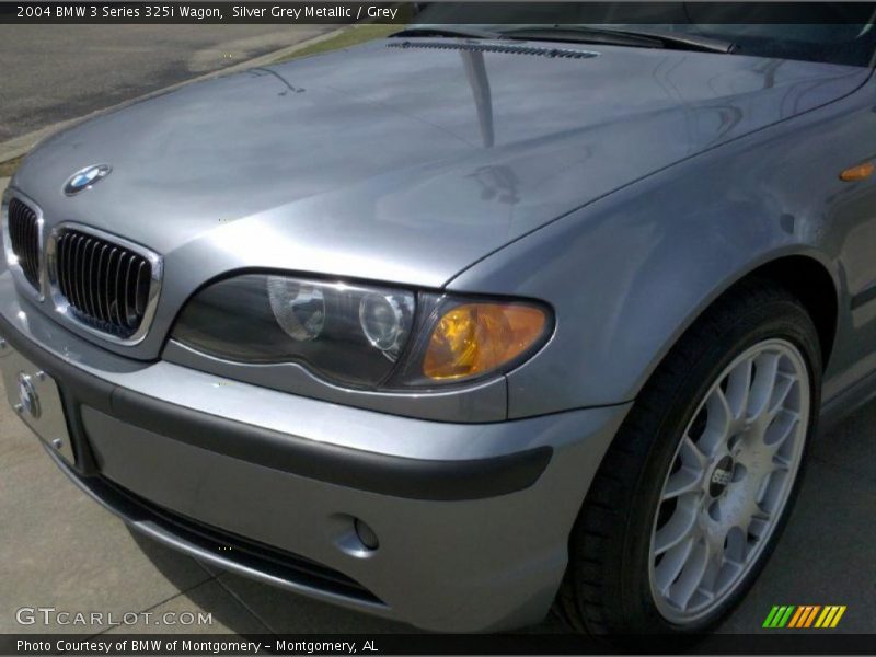 Silver Grey Metallic / Grey 2004 BMW 3 Series 325i Wagon