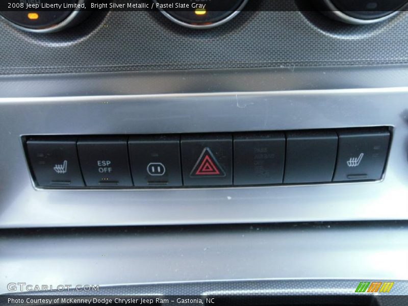 Bright Silver Metallic / Pastel Slate Gray 2008 Jeep Liberty Limited