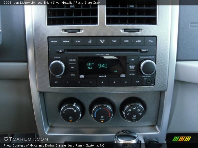 Bright Silver Metallic / Pastel Slate Gray 2008 Jeep Liberty Limited