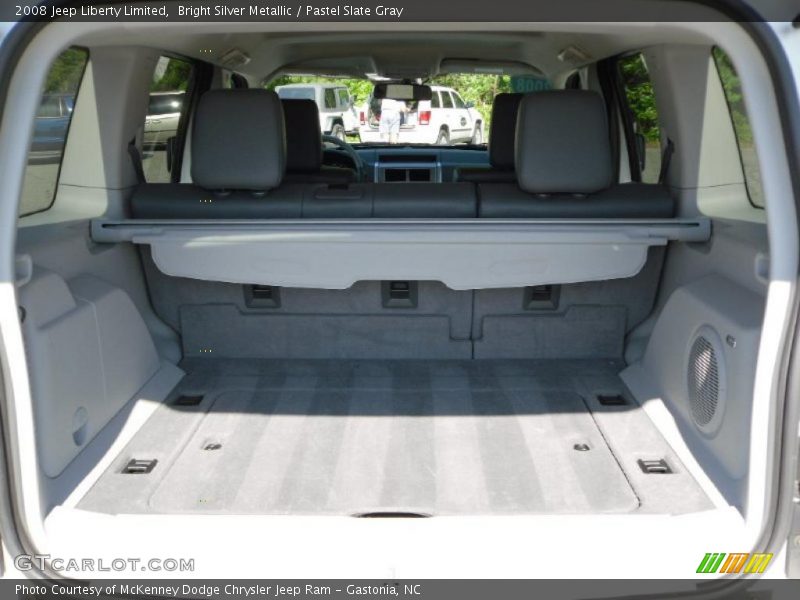Bright Silver Metallic / Pastel Slate Gray 2008 Jeep Liberty Limited