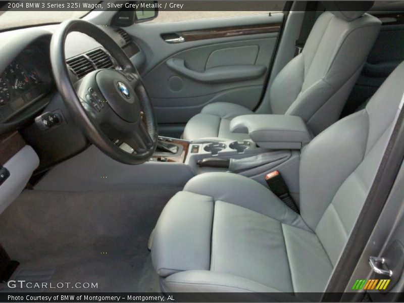 Silver Grey Metallic / Grey 2004 BMW 3 Series 325i Wagon