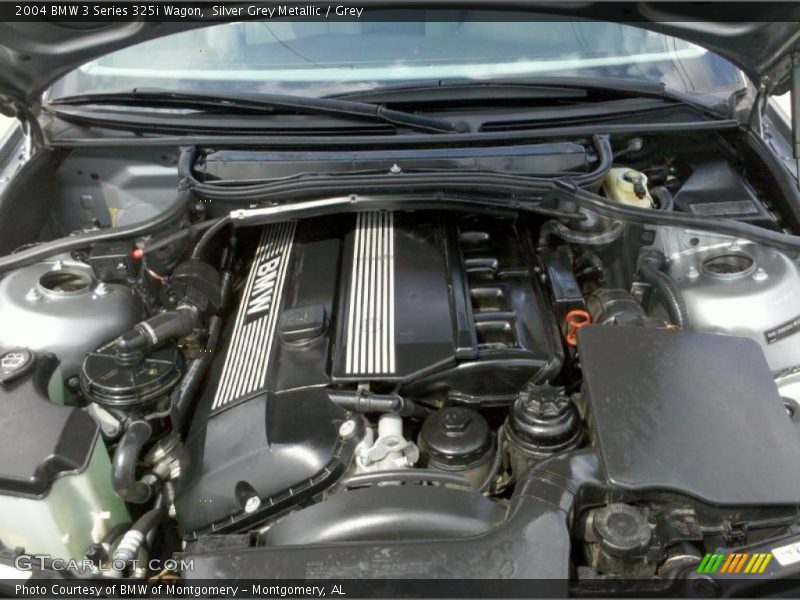 Silver Grey Metallic / Grey 2004 BMW 3 Series 325i Wagon