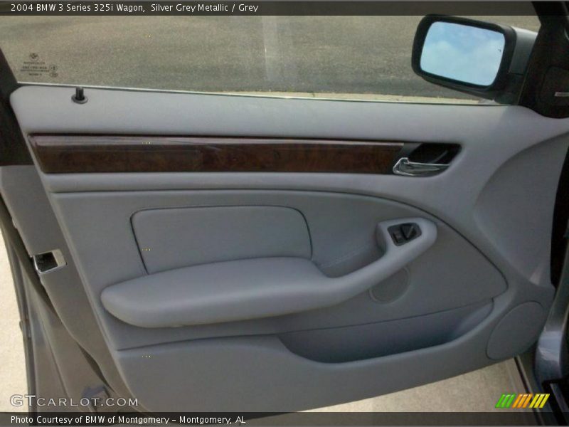 Silver Grey Metallic / Grey 2004 BMW 3 Series 325i Wagon
