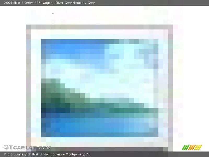 Silver Grey Metallic / Grey 2004 BMW 3 Series 325i Wagon