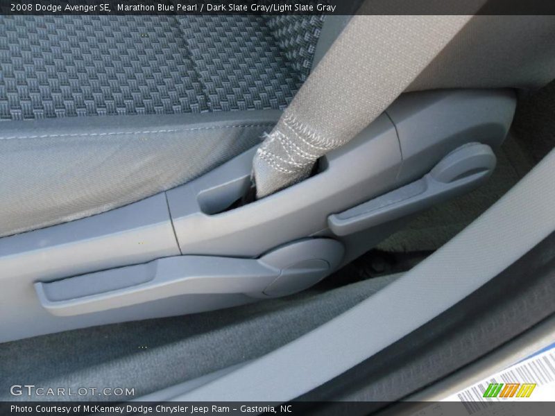 Marathon Blue Pearl / Dark Slate Gray/Light Slate Gray 2008 Dodge Avenger SE