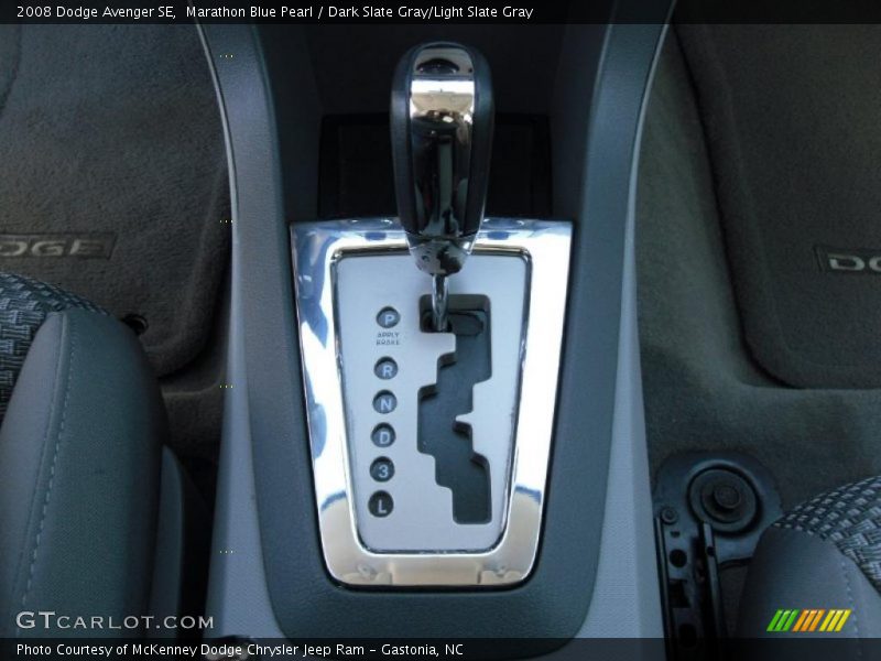 Marathon Blue Pearl / Dark Slate Gray/Light Slate Gray 2008 Dodge Avenger SE