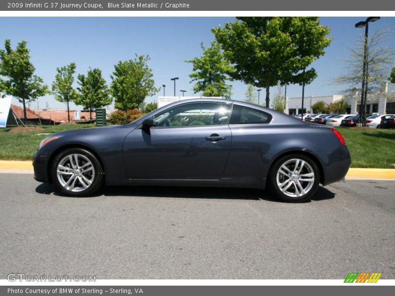 Blue Slate Metallic / Graphite 2009 Infiniti G 37 Journey Coupe