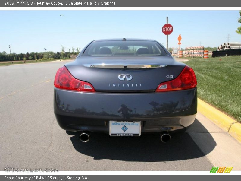 Blue Slate Metallic / Graphite 2009 Infiniti G 37 Journey Coupe
