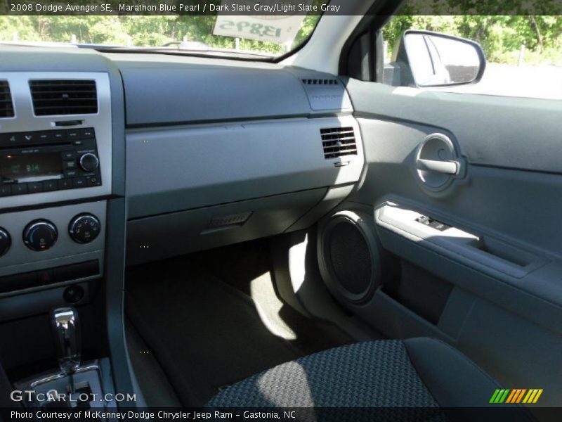 Marathon Blue Pearl / Dark Slate Gray/Light Slate Gray 2008 Dodge Avenger SE
