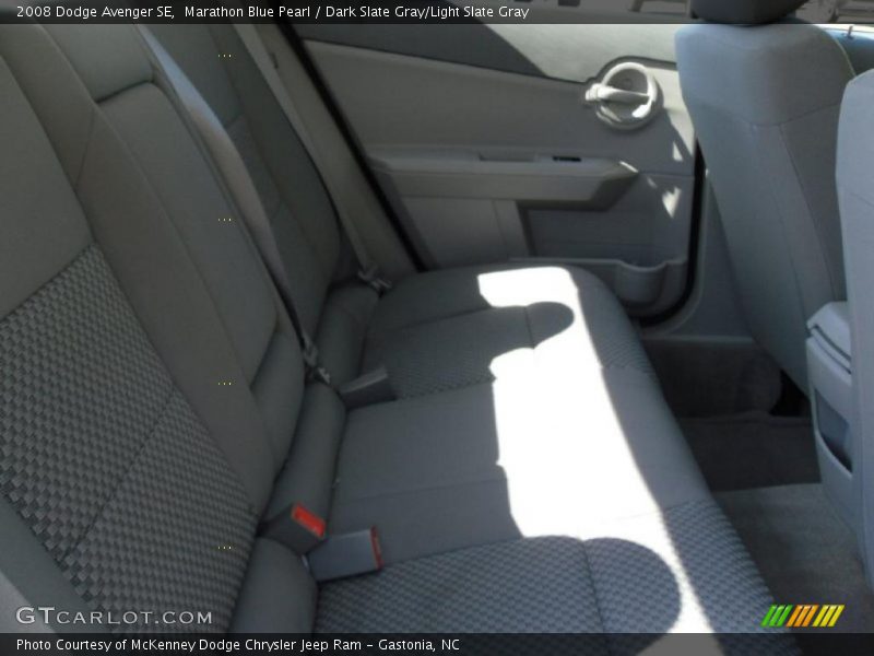 Marathon Blue Pearl / Dark Slate Gray/Light Slate Gray 2008 Dodge Avenger SE