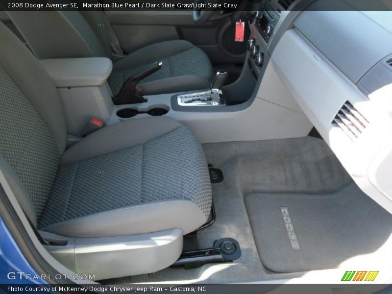 Marathon Blue Pearl / Dark Slate Gray/Light Slate Gray 2008 Dodge Avenger SE