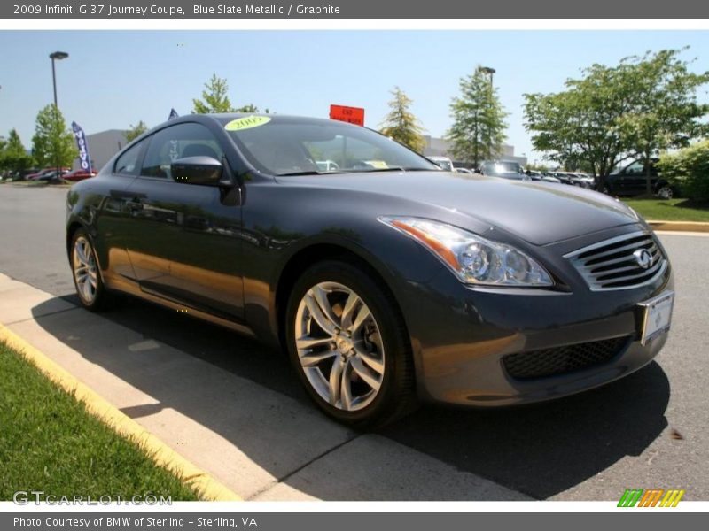Blue Slate Metallic / Graphite 2009 Infiniti G 37 Journey Coupe