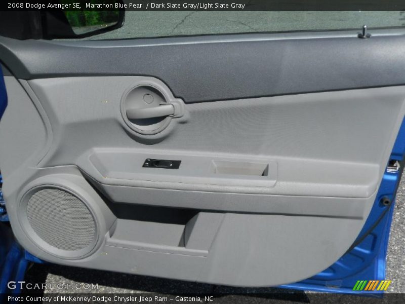 Marathon Blue Pearl / Dark Slate Gray/Light Slate Gray 2008 Dodge Avenger SE