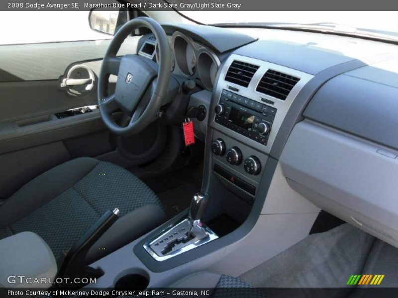 Marathon Blue Pearl / Dark Slate Gray/Light Slate Gray 2008 Dodge Avenger SE