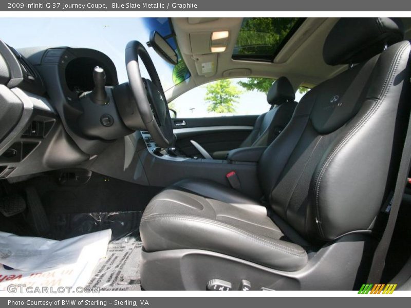 Blue Slate Metallic / Graphite 2009 Infiniti G 37 Journey Coupe