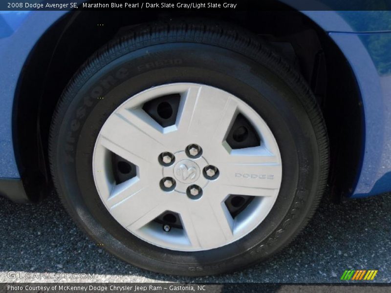 Marathon Blue Pearl / Dark Slate Gray/Light Slate Gray 2008 Dodge Avenger SE