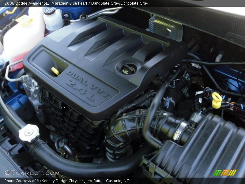Marathon Blue Pearl / Dark Slate Gray/Light Slate Gray 2008 Dodge Avenger SE