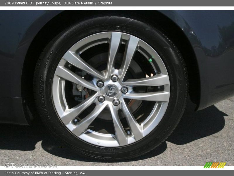 Blue Slate Metallic / Graphite 2009 Infiniti G 37 Journey Coupe