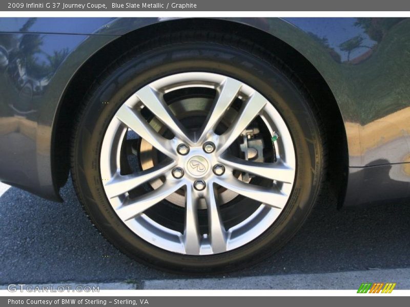 Blue Slate Metallic / Graphite 2009 Infiniti G 37 Journey Coupe