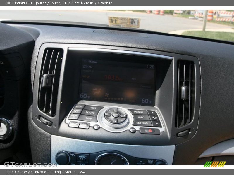 Blue Slate Metallic / Graphite 2009 Infiniti G 37 Journey Coupe