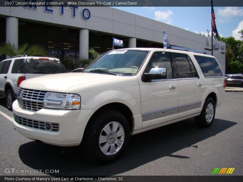 White Chocolate Tri-Coat / Camel/Sand 2007 Lincoln Navigator L Ultimate