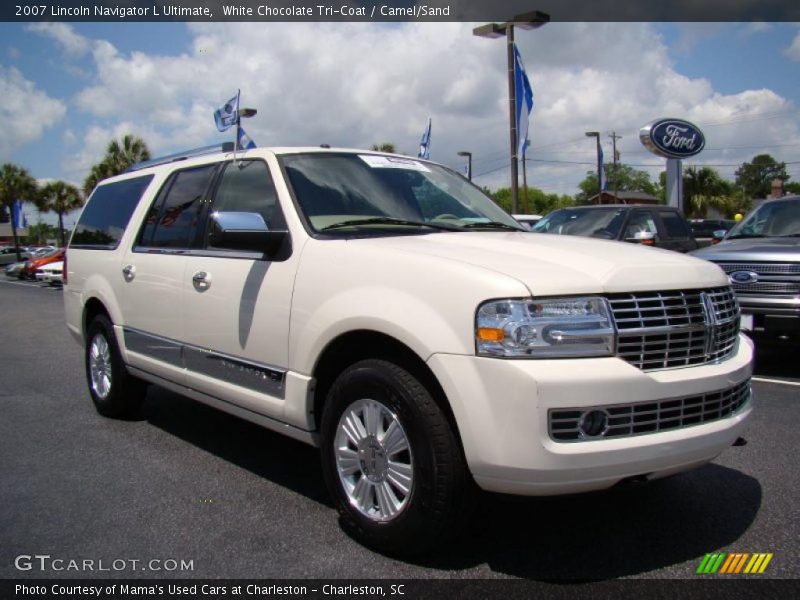 White Chocolate Tri-Coat / Camel/Sand 2007 Lincoln Navigator L Ultimate