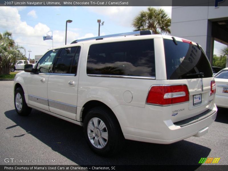 White Chocolate Tri-Coat / Camel/Sand 2007 Lincoln Navigator L Ultimate