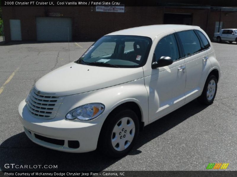 Cool Vanilla White / Pastel Slate Gray 2008 Chrysler PT Cruiser LX