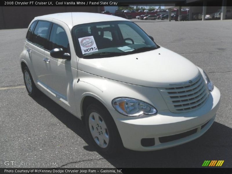 Cool Vanilla White / Pastel Slate Gray 2008 Chrysler PT Cruiser LX