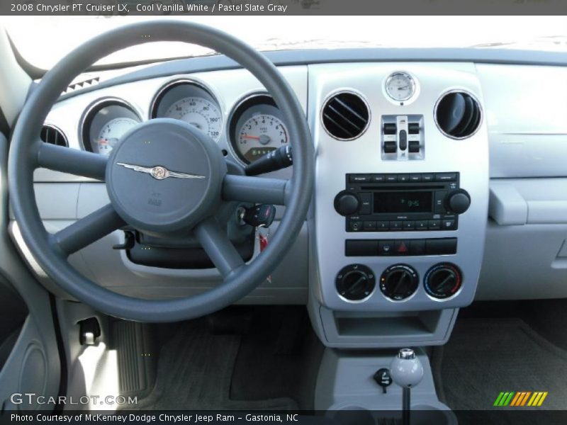 Cool Vanilla White / Pastel Slate Gray 2008 Chrysler PT Cruiser LX