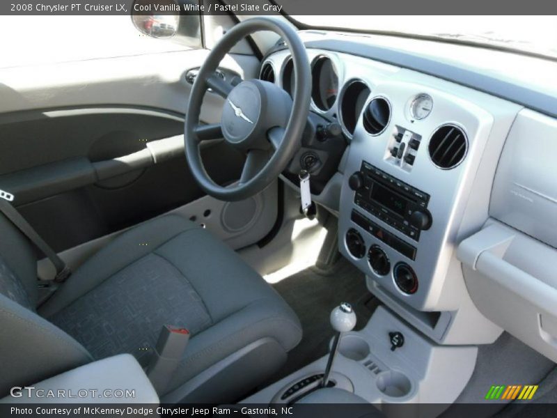 Cool Vanilla White / Pastel Slate Gray 2008 Chrysler PT Cruiser LX