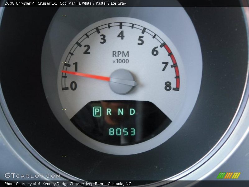 Cool Vanilla White / Pastel Slate Gray 2008 Chrysler PT Cruiser LX