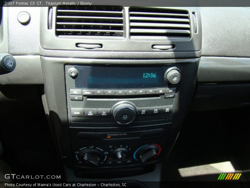 Titanium Metallic / Ebony 2007 Pontiac G5 GT