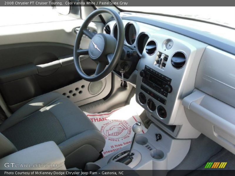 Cool Vanilla White / Pastel Slate Gray 2008 Chrysler PT Cruiser Touring