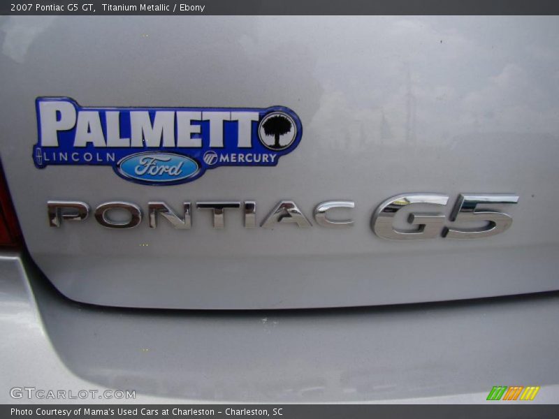 Titanium Metallic / Ebony 2007 Pontiac G5 GT