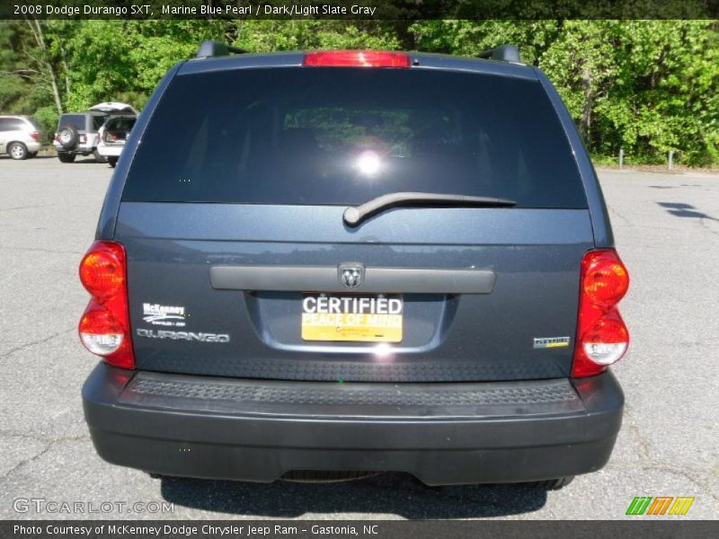Marine Blue Pearl / Dark/Light Slate Gray 2008 Dodge Durango SXT