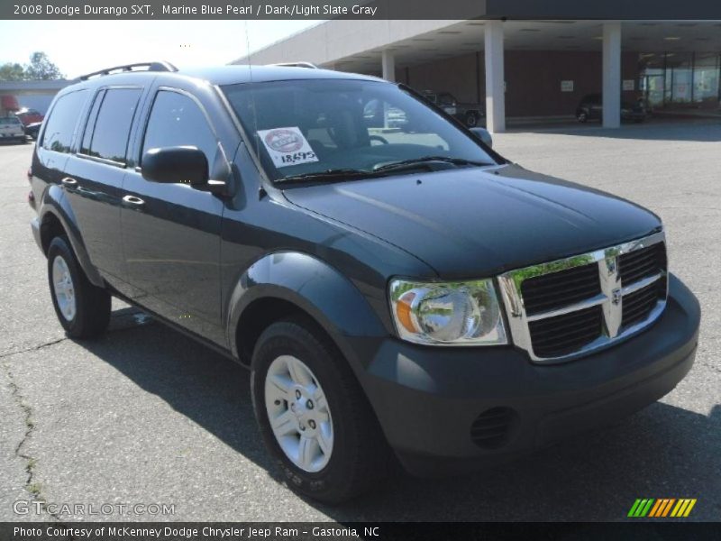Marine Blue Pearl / Dark/Light Slate Gray 2008 Dodge Durango SXT
