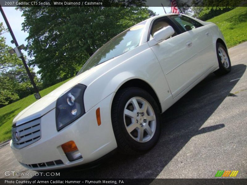 White Diamond / Cashmere 2007 Cadillac CTS Sedan