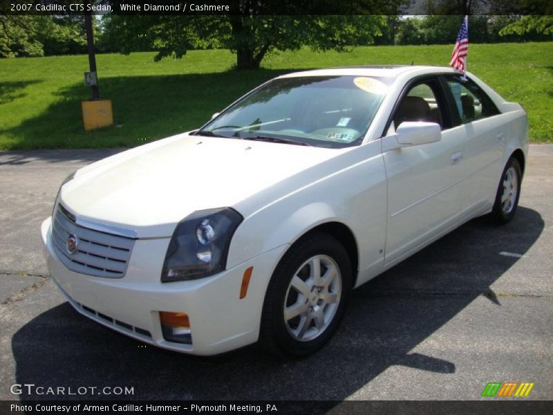 White Diamond / Cashmere 2007 Cadillac CTS Sedan