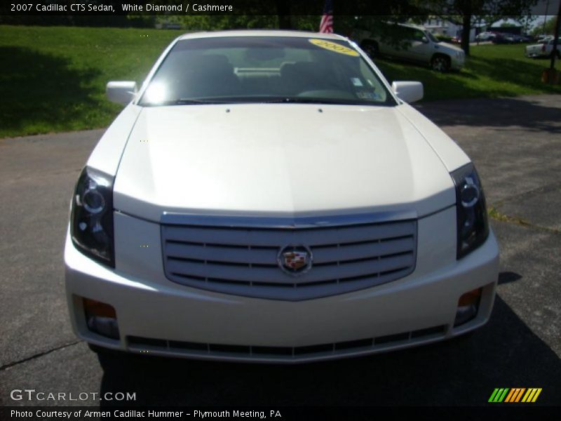 White Diamond / Cashmere 2007 Cadillac CTS Sedan