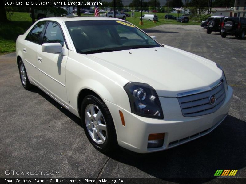 White Diamond / Cashmere 2007 Cadillac CTS Sedan