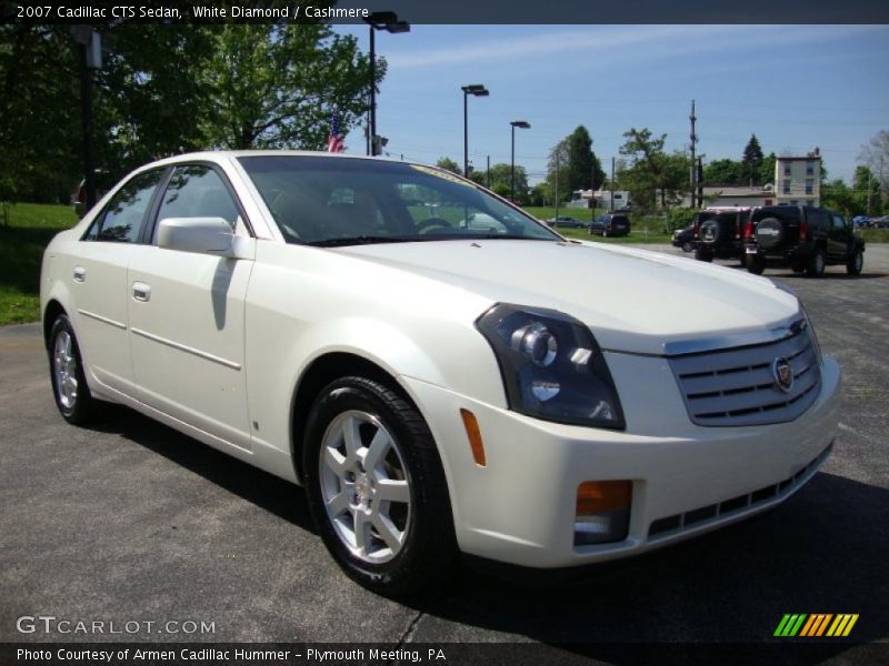 White Diamond / Cashmere 2007 Cadillac CTS Sedan