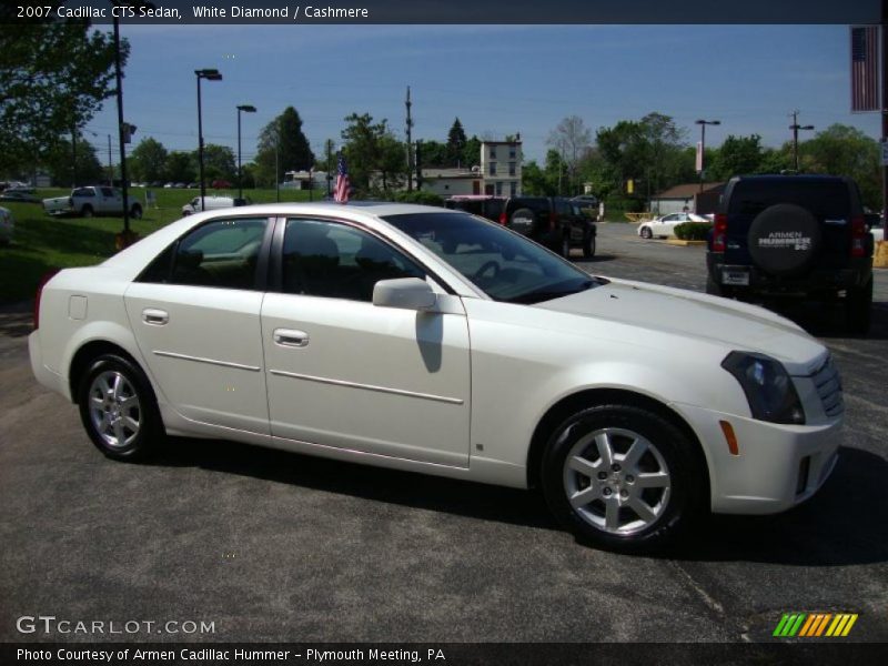 White Diamond / Cashmere 2007 Cadillac CTS Sedan