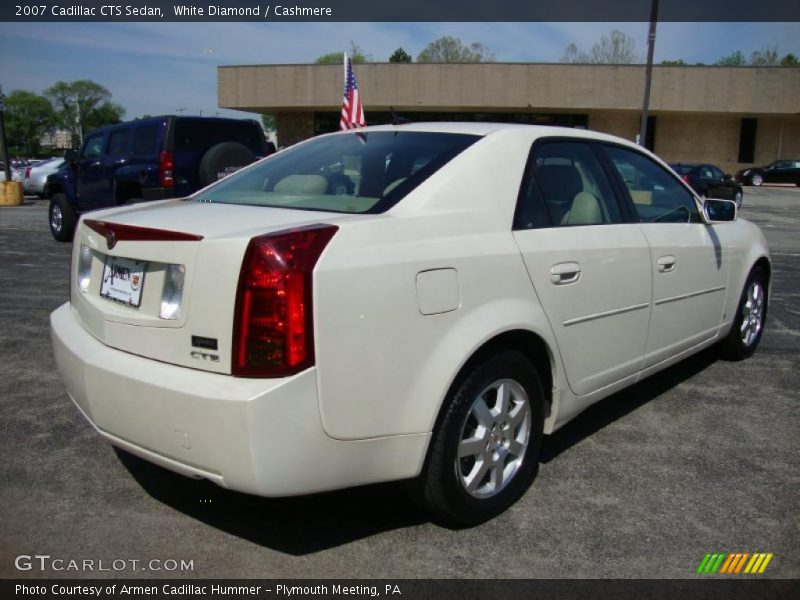 White Diamond / Cashmere 2007 Cadillac CTS Sedan