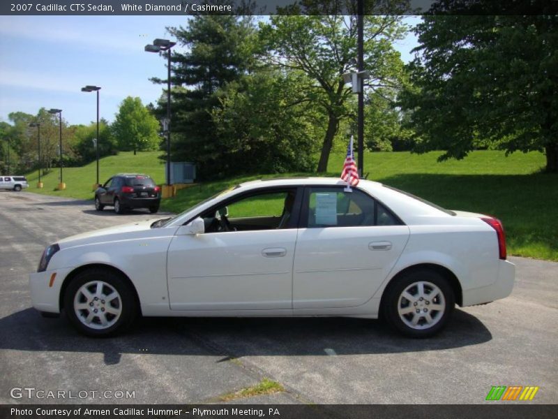 White Diamond / Cashmere 2007 Cadillac CTS Sedan