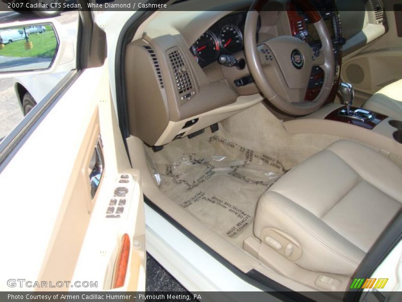 White Diamond / Cashmere 2007 Cadillac CTS Sedan