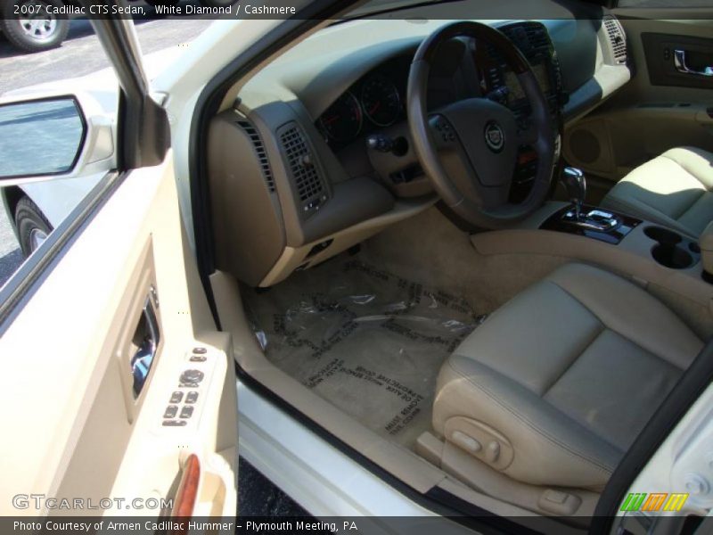 White Diamond / Cashmere 2007 Cadillac CTS Sedan