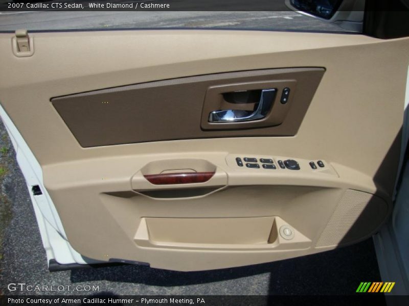 White Diamond / Cashmere 2007 Cadillac CTS Sedan