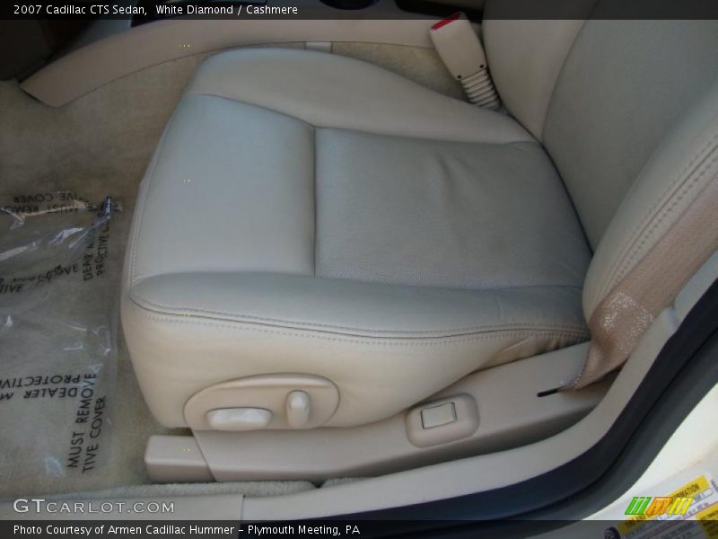 White Diamond / Cashmere 2007 Cadillac CTS Sedan