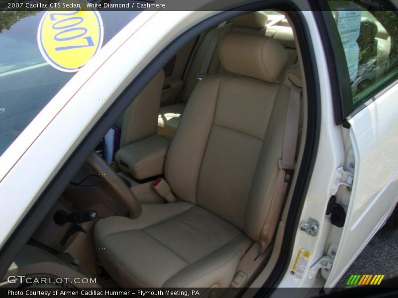 White Diamond / Cashmere 2007 Cadillac CTS Sedan